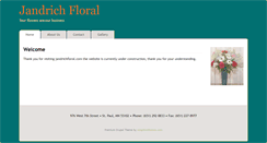 Desktop Screenshot of jandrichfloral.com