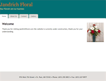 Tablet Screenshot of jandrichfloral.com